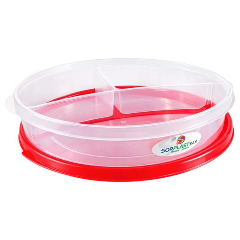 Portacomida con división